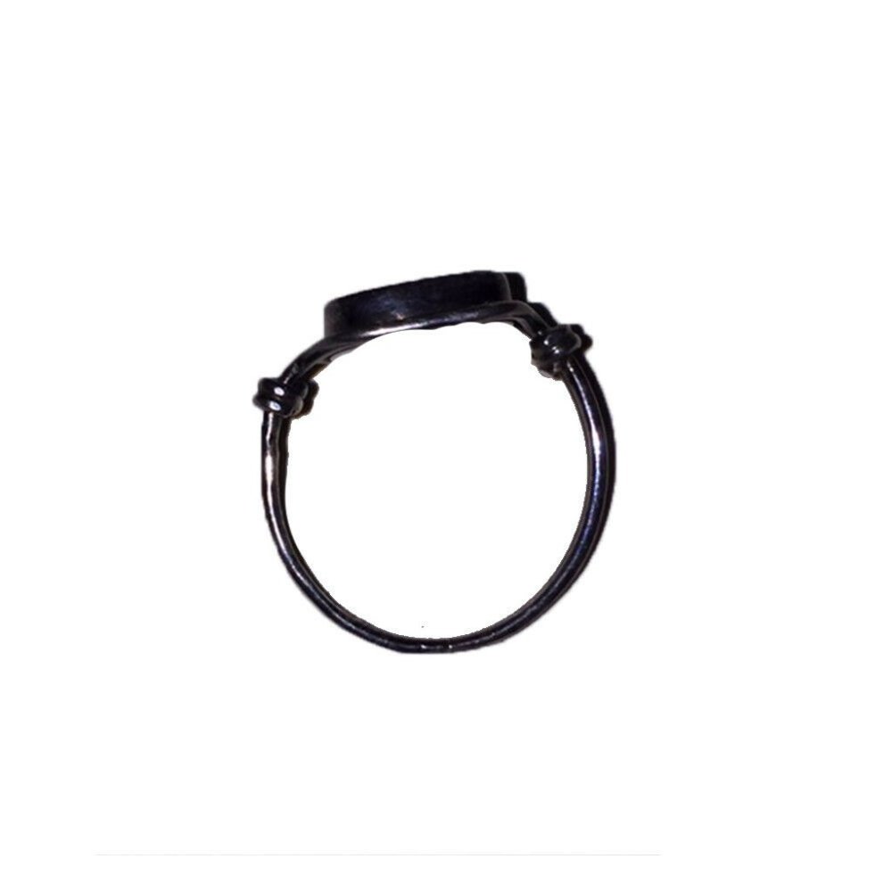 Square Opal Sterling Silver Ring - image 2